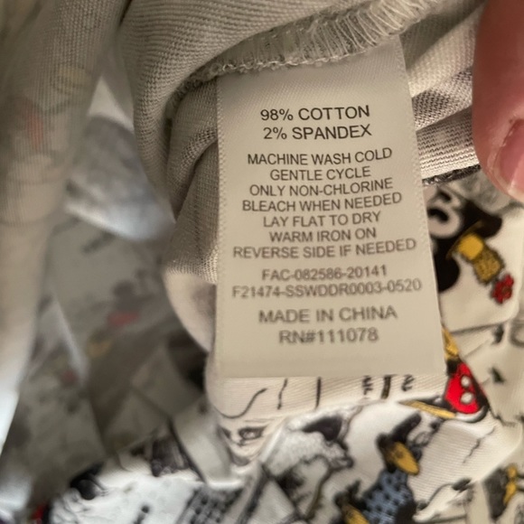 Stitch Shoppe 4X Mickey and Minnie Cartoon dress. - Picture 5 of 5